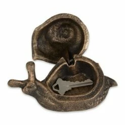 Zingz & Thingz Zingz & Thingz 5.7" Cast Iron Snail Key Hider