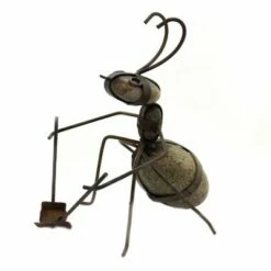 Home & Garden 11.75" Yard Clean Up Ant Rake Scooper Craft Outlet Inc/Olde Memories - Outdoor Sculptures And Statues