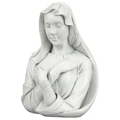 Design Toscano Blessed Virgin Mary, Lady of Grace Bust Statue, white 3 Design Toscano Blessed Virgin Mary, Lady of Grace Bust Statue, white