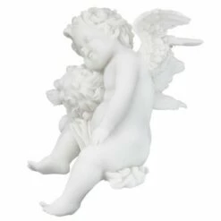 Design Toscano Blissful Slumber Cherubs Bonded Marble Resin Statue - White -Cheap Garden Decor Store unnamed file 11664