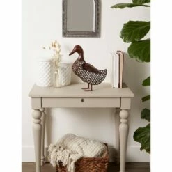 Zingz & Thingz Zingz & Thingz 14.5" Iron Chicken Wire Duck Sculpture Bronze -Cheap Garden Decor Store unnamed file 11754