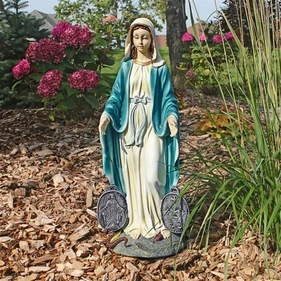 Design Toscano Miraculous Medal Madonna Sacred Garden Statue 3 Design Toscano Miraculous Medal Madonna Sacred Garden Statue