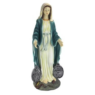 Design Toscano Miraculous Medal Madonna Sacred Garden Statue 4 Design Toscano Miraculous Medal Madonna Sacred Garden Statue - Image 2