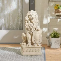Zingz & Thingz Zingz & Thingz 12.25" Polyresin Lion Statue Ivory 8 Zingz & Thingz Zingz & Thingz 12.25" Polyresin Lion Statue Ivory -Cheap Garden Decor Store unnamed file 11771