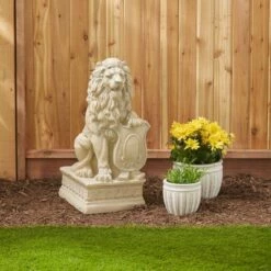 Zingz & Thingz Zingz & Thingz 12.25" Polyresin Lion Statue Ivory 9 Zingz & Thingz Zingz & Thingz 12.25" Polyresin Lion Statue Ivory -Cheap Garden Decor Store unnamed file 11772