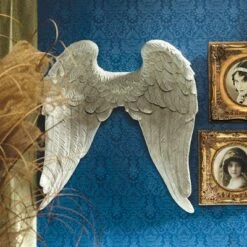 Design Toscano Heavenly Guardian Angel Wings Wall Sculpture - Off-White