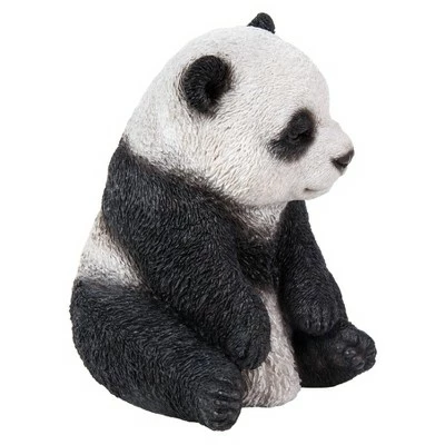 HI-LINE GIFT LTD 6" Polyresin Sitting Drowsy Panda Outdoor Statue Black/White - Hi-Line Gift 3 HI-LINE GIFT LTD 6" Polyresin Sitting Drowsy Panda Outdoor Statue Black/White - Hi-Line Gift