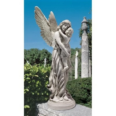 Design Toscano Heaven's Guardian Angel Garden Statue - Off-White 2 Design Toscano Heaven's Guardian Angel Garden Statue - Off-White