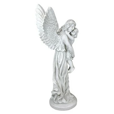 Design Toscano Heaven's Guardian Angel Garden Statue - Off-White 3 Design Toscano Heaven's Guardian Angel Garden Statue - Off-White - Image 2