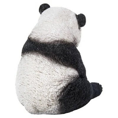 HI-LINE GIFT LTD 6" Polyresin Sitting Drowsy Panda Outdoor Statue Black/White - Hi-Line Gift 4 HI-LINE GIFT LTD 6" Polyresin Sitting Drowsy Panda Outdoor Statue Black/White - Hi-Line Gift - Image 2