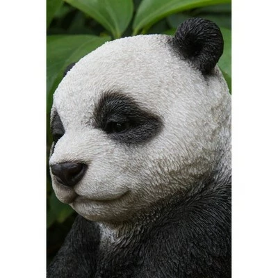 HI-LINE GIFT LTD 6" Polyresin Sitting Drowsy Panda Outdoor Statue Black/White - Hi-Line Gift 5 HI-LINE GIFT LTD 6" Polyresin Sitting Drowsy Panda Outdoor Statue Black/White - Hi-Line Gift - Image 3