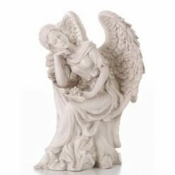 HI-LINE GIFT LTD 26" Polyresin Sleeping Angel Outdoor Statue White - Hi-Line Gift -Cheap Garden Decor Store unnamed file 11810