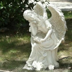 HI-LINE GIFT LTD 26" Polyresin Sleeping Angel Outdoor Statue White - Hi-Line Gift -Cheap Garden Decor Store unnamed file 11817