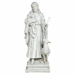 Design Toscano Jesus, The Good Shepherd Garden Statue