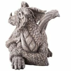 Wind & Weather Indoor/Outdoor Resin Dragon Sculpture With Look of Carved Stone -Cheap Garden Decor Store unnamed file 11834