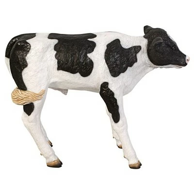 Design Toscano Buttercup, The Life-Size Holstein Calf Dairy Cow Statue 7 Design Toscano Buttercup, The Life-Size Holstein Calf Dairy Cow Statue - Image 5
