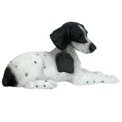Design Toscano Black & White Pointer Puppy Dog Statue - White 6 Design Toscano Black & White Pointer Puppy Dog Statue - White - Image 5