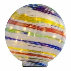 11" x 8" Indoor/Outdoor Glass Gazing Globe with LED Lights and Stand - Alpine Corporation 11 11" x 8" Indoor/Outdoor Glass Gazing Globe with LED Lights and Stand - Alpine Corporation -Cheap Garden Decor Store unnamed file 11925