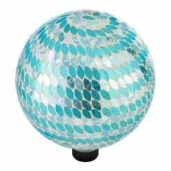 Alpine Corporation Alpine 11" Petals Mosaic Glass Gazing Globe Blue 5 Alpine Corporation Alpine 11" Petals Mosaic Glass Gazing Globe Blue -Cheap Garden Decor Store unnamed file 11931