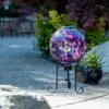 Alpine Corporation Alpine 11" Solar Mosaic Iron/Glass Gazing Globe with Stand Pink -Cheap Garden Decor Store unnamed file 11939