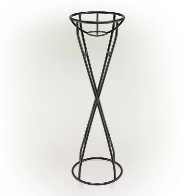 Alpine Corporation 24" Metal Gazing Globe Stand Black 4 Alpine Corporation 24" Metal Gazing Globe Stand Black - Image 2