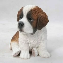 HI-LINE GIFT LTD 6.75" Polyresin Saint Bernard Puppy Statue White/Brown - Hi-Line Gift -Cheap Garden Decor Store unnamed file 1208