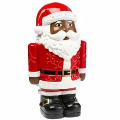 Plow & Hearth Indoor/Outdoor Lighted Santa Claus Shorty Statue