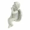 Design Toscano Angel Of Contemplation Statue - Off-White
