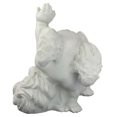 Design Toscano Turvey, The Tumbling Cherub Statue - Off-White 5 Design Toscano Turvey, The Tumbling Cherub Statue - Off-White - Image 3