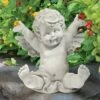 Design Toscano Topsy, The Tumbling Cherub Statue - Off-White -Cheap Garden Decor Store unnamed file 12237
