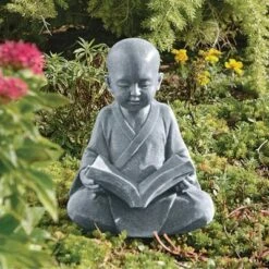 Design Toscano Baby Buddha Studying The Five Precepts Statue