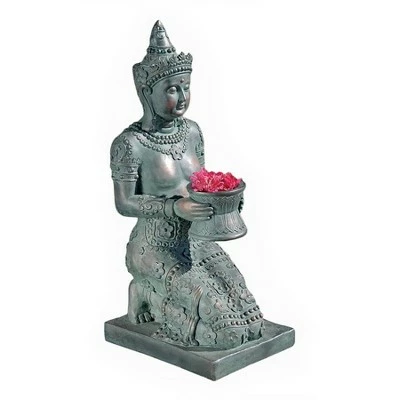 Design Toscano Thai Princess Sculpture - Green 2 Design Toscano Thai Princess Sculpture - Green