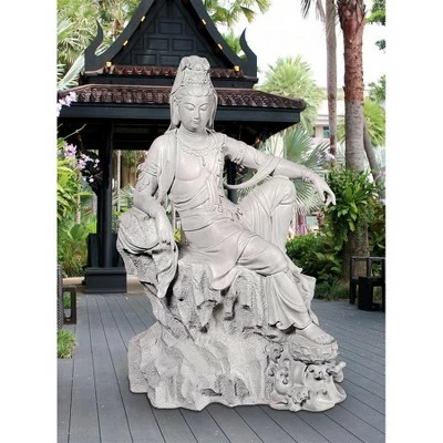 Design Toscano Guan-Yin, Goddess Of Compassion Statue - Off-White 3 Design Toscano Guan-Yin, Goddess Of Compassion Statue - Off-White