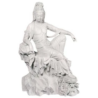 Design Toscano Guan-Yin, Goddess Of Compassion Statue - Off-White 4 Design Toscano Guan-Yin, Goddess Of Compassion Statue - Off-White - Image 2
