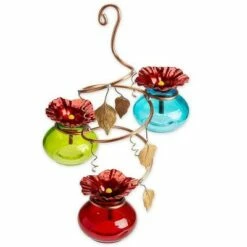 Plow & Hearth - Vinester Outdoor Garden Hummingbird Feeder