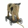 Northlight 10.25" Black and White Wood Textured Cow on Cart Outdoor Garden Statue -Cheap Garden Decor Store unnamed file 123