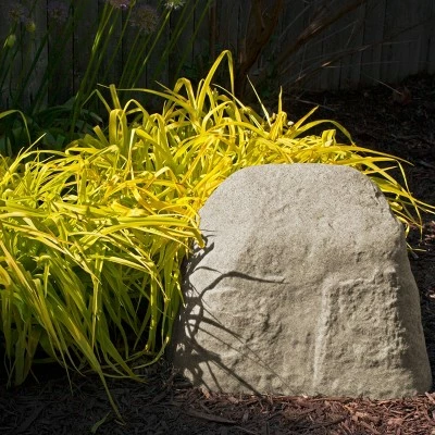 Emsco 16.5" Resin Medium River Rock Statuary - Sand 5 Emsco 16.5" Resin Medium River Rock Statuary - Sand - Image 3