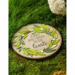 Evergreen 10.75" Memorial Garden Stone, Wreath -Cheap Garden Decor Store unnamed file 12456