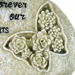 7" Resin Forever In Our Hearts Dog Memorial with Butterfly Statue Gray - Exhart -Cheap Garden Decor Store unnamed file 12479