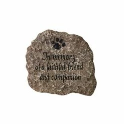 Evergreen Stepping Stone, in Memory of a Faithful Friend and Companion