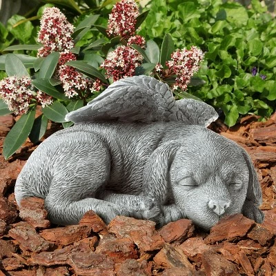 Nature Spring Sleeping Angel Pet Memorial Statue - Dog Remembrance Grave Marker Stone Figurine - 9" x 7" x 5" 5 Nature Spring Sleeping Angel Pet Memorial Statue - Dog Remembrance Grave Marker Stone Figurine - 9" x 7" x 5" - Image 4