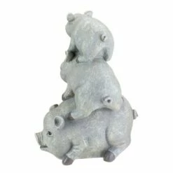 Roman 10.5" Gray Weathered Stacked Pig Statue -Cheap Garden Decor Store unnamed file 1253