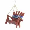 Gold Crest Distribution Home & Garden 9.0" Red Adirondack Feeder Chair Rustic Yard Decor Gold Crest Distributing - Bird Feeders -Cheap Garden Decor Store unnamed file 12560