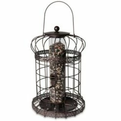Edwardian Bird Feeder, Squirrel Deterrent Bird Feeders, Hold 3.5 Cups of Seed, for Outside Hanging with 6 Feeding Ports - Gardener's Supply Company
