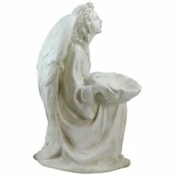 Northlight 19.75" Angel with Shell Religious Outdoor Patio Garden Statue Bird Feeder - White -Cheap Garden Decor Store unnamed file 12575