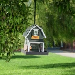 Alpine Corporation Alpine 9" Farm Store Wood Bird Feeder