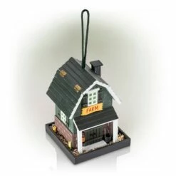 Alpine Corporation Alpine 9" Farm Store Wood Bird Feeder -Cheap Garden Decor Store unnamed file 12603