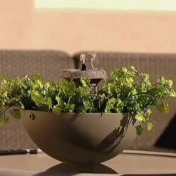 8" 3-in-1 Polyresin Fountain Planter and Bird Feeder Taupe - Bernini -Cheap Garden Decor Store unnamed file 12645