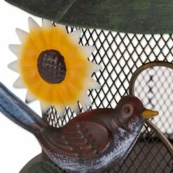 Zingz & Thingz Zingz & Thingz 20" Iron Sunflower Bird Feeder Black -Cheap Garden Decor Store unnamed file 12650