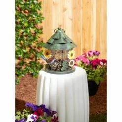 Zingz & Thingz Zingz & Thingz 20" Iron Sunflower Bird Feeder Black -Cheap Garden Decor Store unnamed file 12654